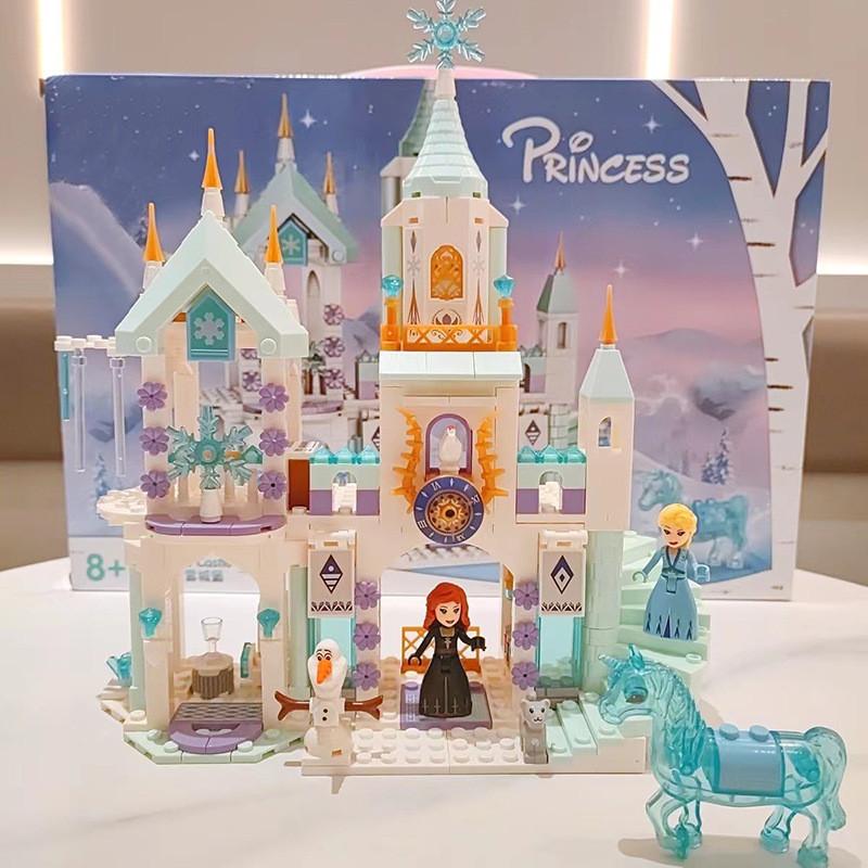 Enchanting Frozen Princess Castle Building Blocks Puzzle Toy For Creative Kids