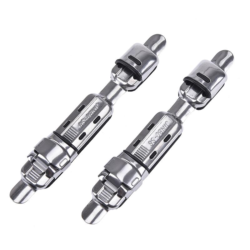 2Pcs Stainless Steel Fishing Rods Wheel Seat Pole Deck Rods Clip Reel Fitted