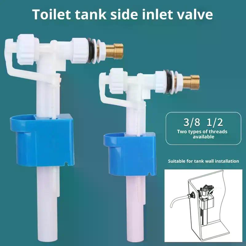 

G3/8 G1/2 Inch Connection Cistern Toilet High Pressure Side Inlet Valve Toilet Drain Valve Cistern Filling Valve 1pcs