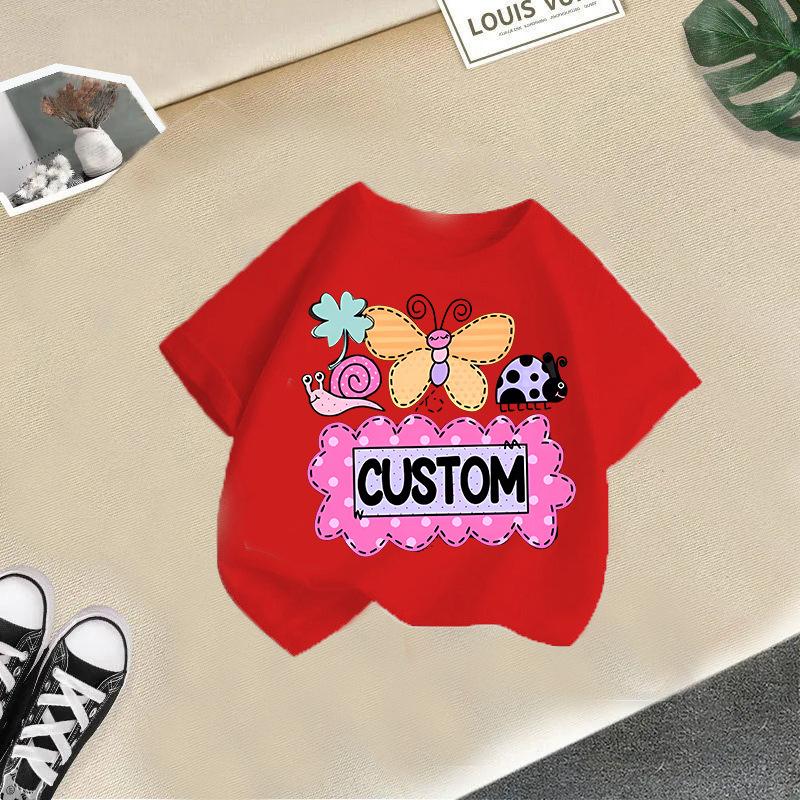 Children T-shirt 2-13Y Cute Cartoon Printed Kids 100% Cotton Clothes Tshirt Tops Tee Summer Kid T Shirt