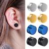 6mm/8mm/10mm/12mm Cerchio Rotondo Senza Foratura Forte Magnete Magnetico Orecchino a Clip da Uomo Orecchini Senza Foratura Orecchini Finti Gioielli