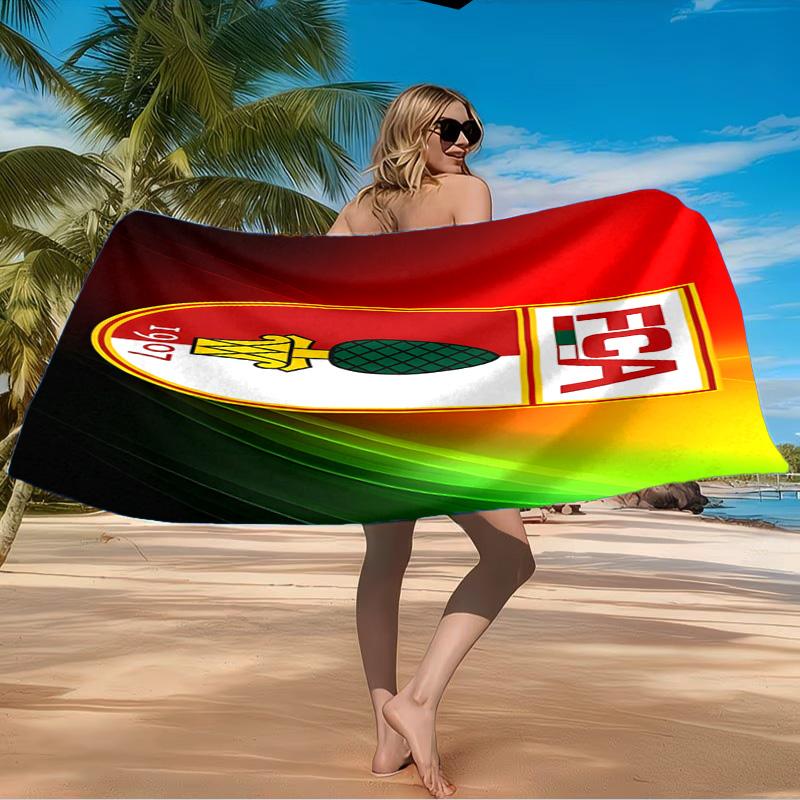 Augs-burg Fußballwappen Strandtuch Mikrofaser Strandtuch, Leicht und Schnelltrocknend, für Sommerreisen, Schwimmbad-Fan Geburtstagsgeschenk