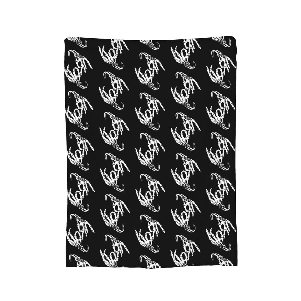 Korn Metal Music Band Bone Logo Blankets Fleece Spring/Autumn  Breathable Warm Throw Blanket for Bed Couch Rug Piece