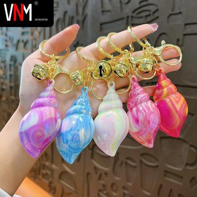 Portachiavi Ciondolo Conchiglia Squisito - Design Cartone Animato per Donne & Coppie, Ciondolo per Borsa, Accessorio per Auto, Regalo Affascinante