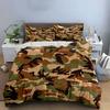 Camo Three-Piece Set For Outdoors Kid'S And Adults' Bedroom Decor, Exquisite Three-Piece Bedding Set Gift