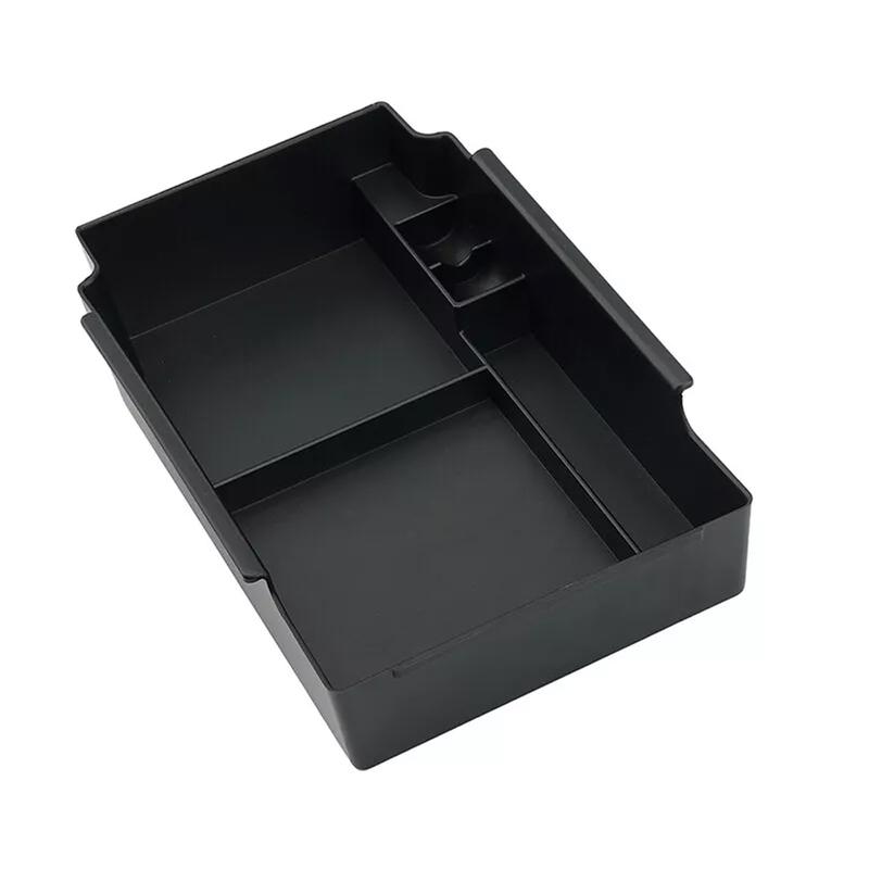 Car Black ABS Center Armrest Storage Box Organizer Tray Fit For Subaru Crosstrek -2024