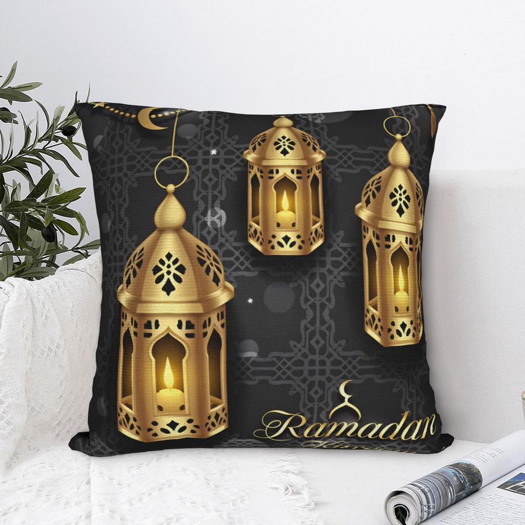 Ramadan Lantern Pillow Case Novelty Pillow Cover Comfy Pillowcases For Couch Sofa Bedroom