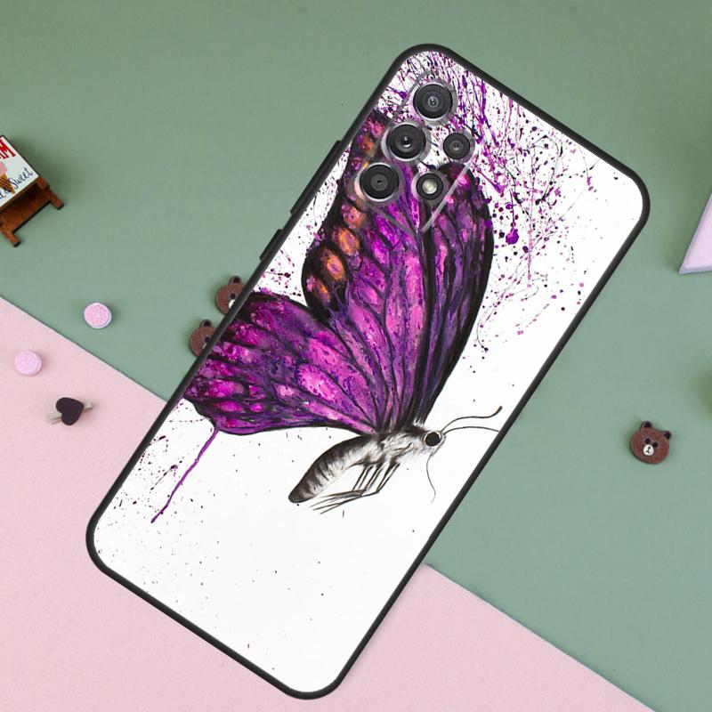 Luxury Butterfly For Samsung Galaxy A56 A36 A26 A16 A22 A32 A52 A54 A34 A14 A55 A35 A15 A53 A33 A05 A06 Case