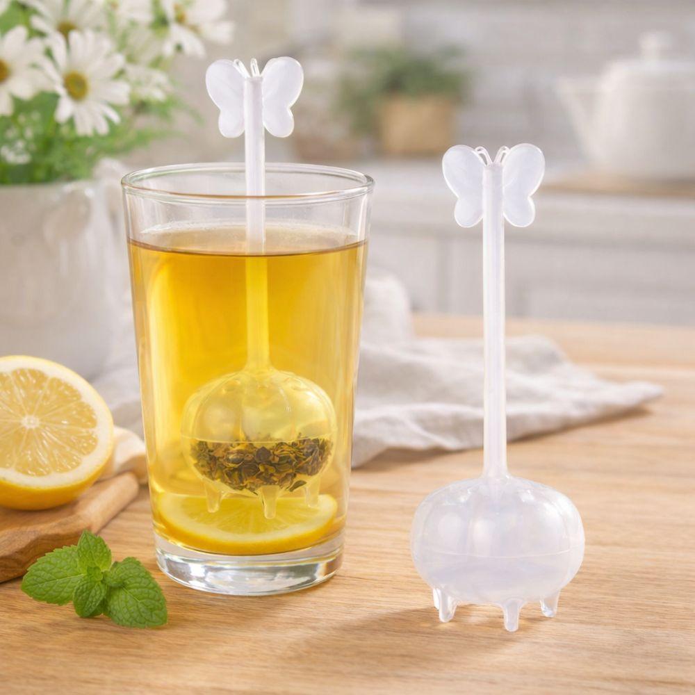 Plastic Tea Filter Heat-resistant Tea Infuser Portable Lemon Tea Maker Kitchen Use