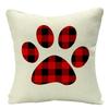 2022 Merry Christmas Home Decor Cushion Cover 45x45cm Cute Animals Cartoon Printed Throw Pillow Cover Xmas Decorative Pillowcase