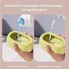 Press The Liquid Washing Brush Household Multifunctional Soft Rubber Roller To Foam Quickly And Enrich The Underwear Cleaning Brush Beige.