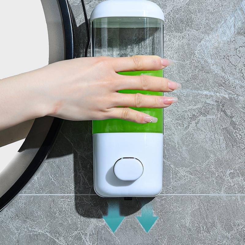 Dávkovač mýdla 500 ml Koupelna Držák na sprchový šampon na stěnu s lotionem Neperforovaná hotelová toaleta