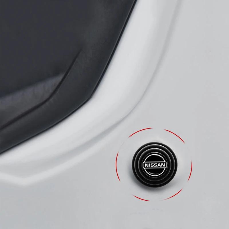 10Pcs Car Door Trunk Silence Damping Pad Interior Accessories For Nissan Qashqai J11 J12 Juke Murano Leaf Pulsar Navara Xtrail