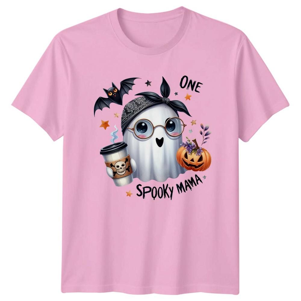 One Spooky Mama Unisexs TShirt Spooky Mama Halloween Gift For Her