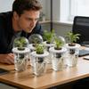 1-5pc Visible Clear Plants Germination Cup Hydroponic Seed Planter Pots Reusable Durable Seed Starter Tray Plastic View Cups