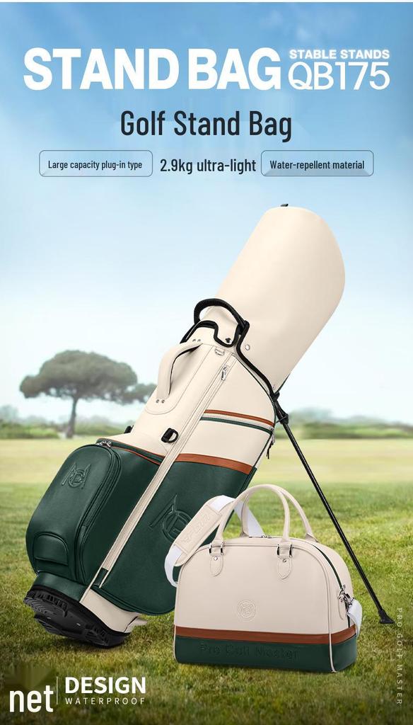 Women's PGM Golf Stand Bag, 7 Dividers, Dual Shoulder Straps, Waterproof Microfiber
