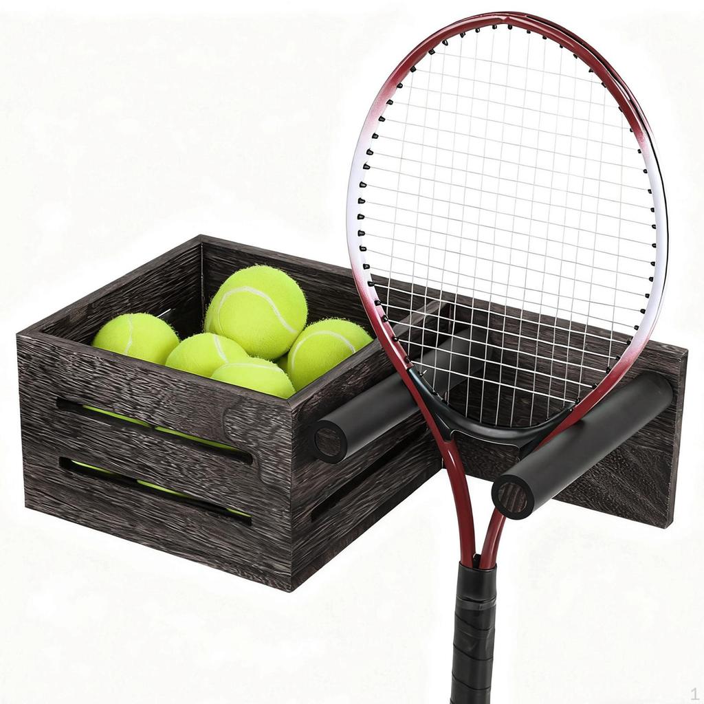 Tennis Racquet Holder Storage Rack Badminton Racket Equipment Organizer for Gym