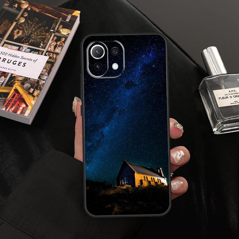 Star Space Moon Night Case For Xiaomi 14T Pro 11T 12T 13T 13 14 15 Ultra POCO X7 Pro X3 X5 X6 M6 F5 F6 Pro Cover