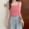 Unique and Chic Camisole Summer Inner Vest Women's Short Top Knitted Strapless Outer Wear
