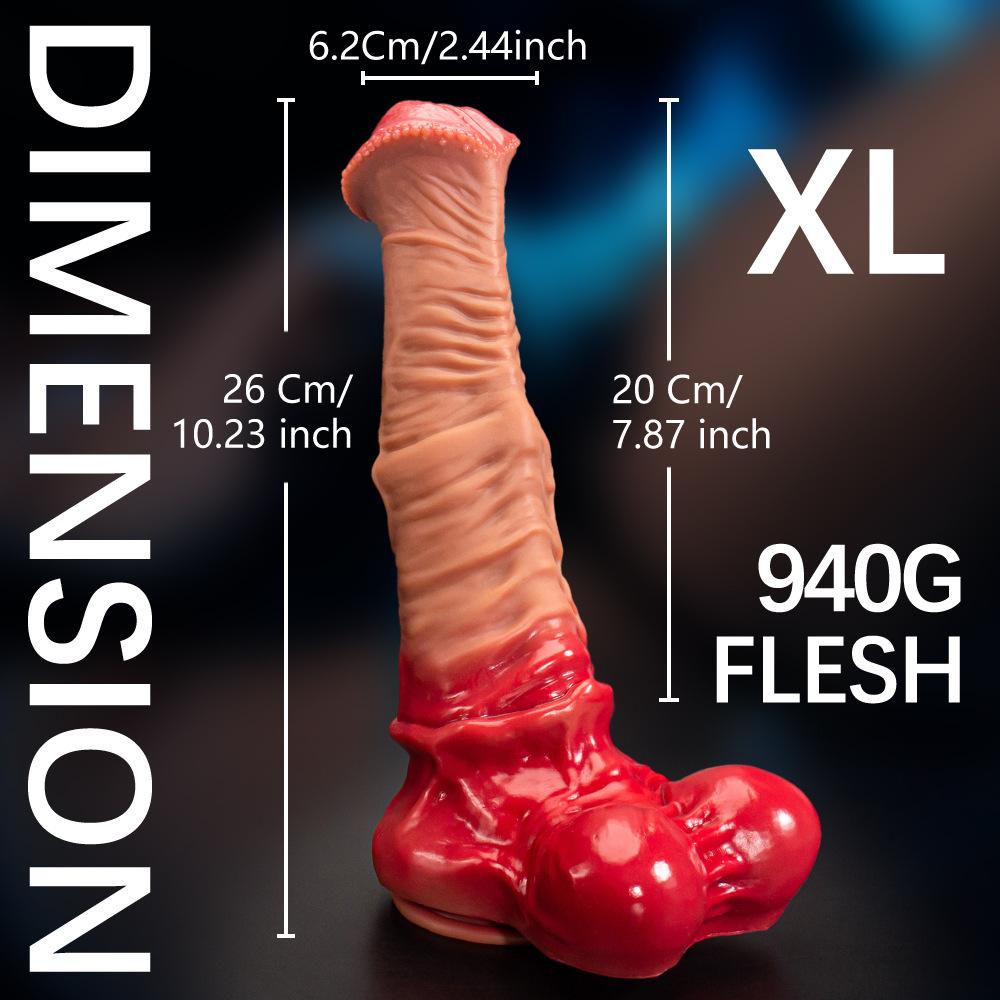 Alien horse hanging penis silicone female penis toy dildo female chrysanthemum masturbation anal plug
