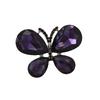 Fashion Full Rhinestone Butterfly Brooch Collection Suit Accessories High-end Brooch Retro Collar Buckle