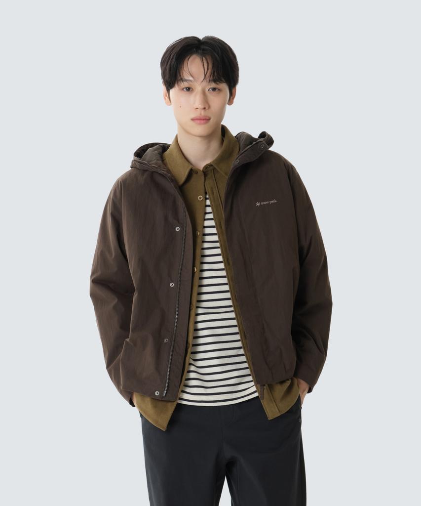 SNOWPEAK APPAREL Kland Hooded Jacket (S26Fmdjk92) Choco Brown