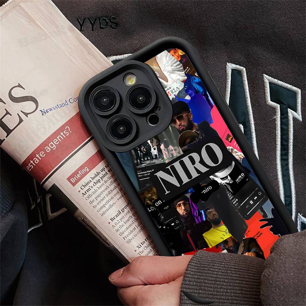 

N-NIRO OX7 Phone Case For iPhone 17 16 15 13 11 12 14 Pro Max Plus Silicone Cover Shell iPhone 17 Air