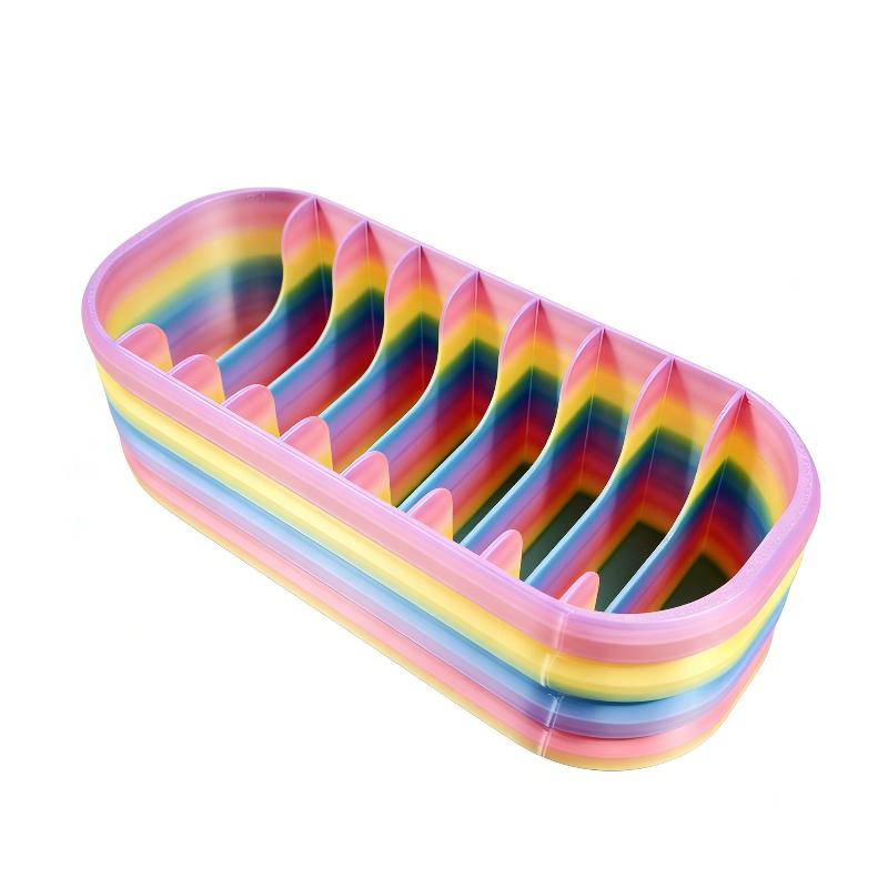 10-Compartment Bead Storage Box With Color-Coded Organizer Durable Craft Container Suitable For Diy Hobbyists Craft Lovers