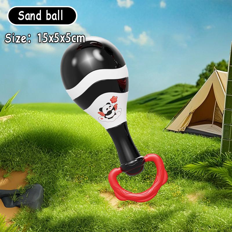 Montessori Music Instruments Toy Baby Dental Gum Sand Hammer Hand Bell Early Visual Stimulation Sensory Instrument Education Toy