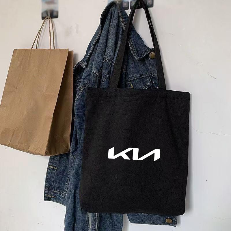PZLX1 Mode Canvas Tasche Einzelne Schulter Handgehaltene Einkaufstasche Tragetasche Für KIA K3 K5 Sportage Picanto Rio Ceed Optima Sorento Cerato