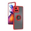 Armor Matte Case for Motorola Moto Edge 40 Neo Edge 30 Fusion Ultra Cover Ring Magnetic Holder Stand Business Full Protection