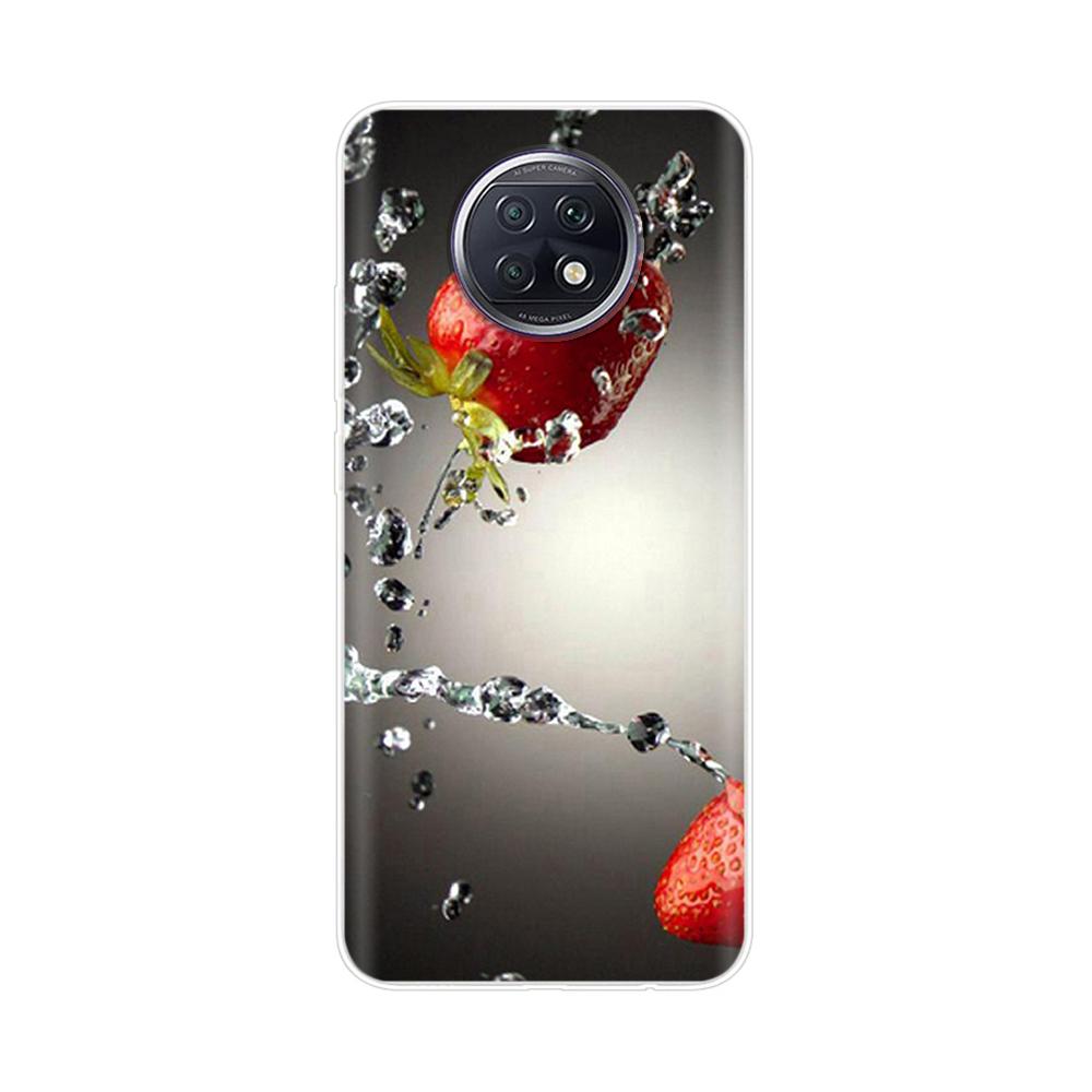 Fashion TPU Phone Case For Xiaomi Redmi Note 9T Soft Silicone Painting Case for Redmi Note 9T 5G Case Note9T 9 T coque flower