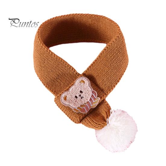 

Шарф для домашних животных, вязаный шарф с мультяшным рисунком, зимний теплый удобный шейный платок для кошек и собак, домашнее животное