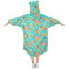 Guinea Pigs Flower Wearable Blanket Hoodie for Kids Flannel Wearable Blankets Sweatshirt 3-14YR