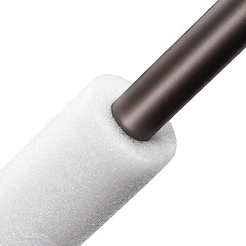 uxcell Foam Tubes, 1 x 3 x 100cm, Hollow Polyethylene Pool Noodle Pipe Covers for Pipe Protection and Heat Retention, White, 4-Pack