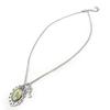 Les Trésors De Lily [N1663] - Designer Necklace 'Eiffel Tower' Yellow Brown Silver