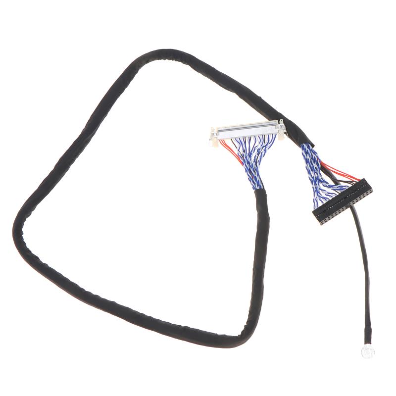 30Pin Lvds Screen Cable 2Ch 8Bit Dual 8 With Ground Wire For Lcd Led Tv Screen Display Panel Repair