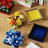Non-Toxic Creative Artificial Flower Picture Frame Building Blocks Plastic Flowers Bricks Diy Art Ornament Valentine'S Day Gifts