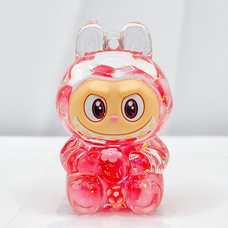 Quicksand Rabbit Cute Flash Color Dopamine Car Home Toy Ornaments