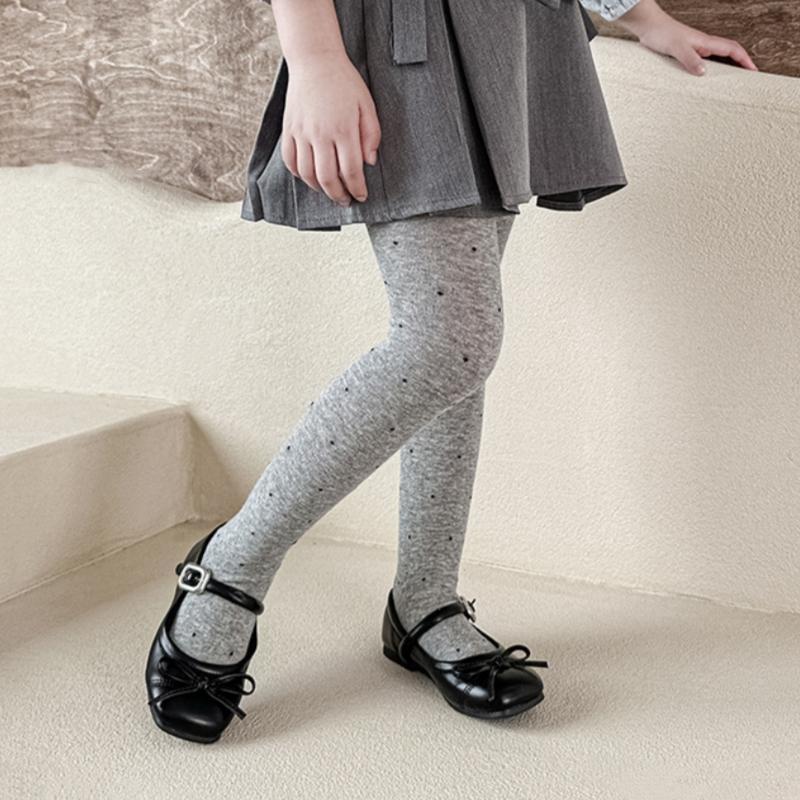 Baby Tights Shiny Dots Retro Leggings for Girls Spring Autumn Pantyhose Fashion Stretchy Tights Baby Comfortable Tights