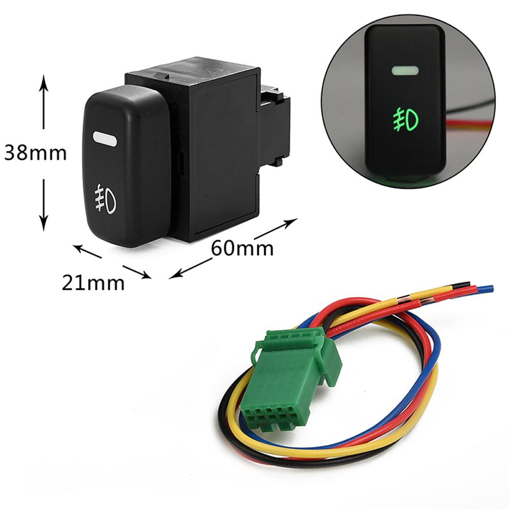12/24V Automobile Fog Lamp Switch Fog Lamp Controller for MITSUBISHI PAJERO/LANCER/TRITON/L200