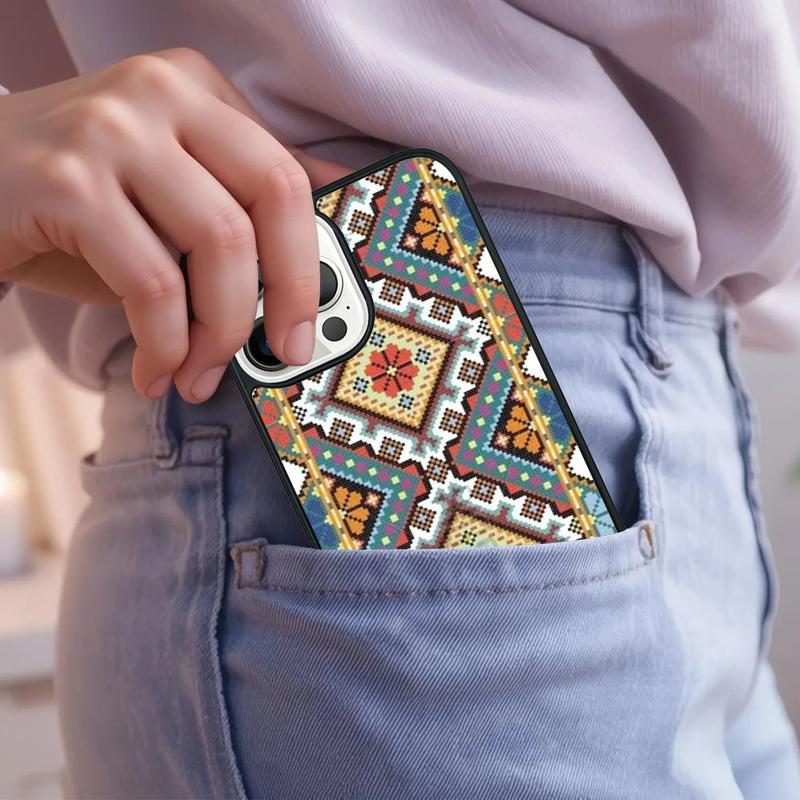 

Ukrainian Pattern Phone Case For iPhone 17 Air 15 16e 14 13 Pro Max Coque 12 11 Pro Max PLUS cover iPhone 13pro max