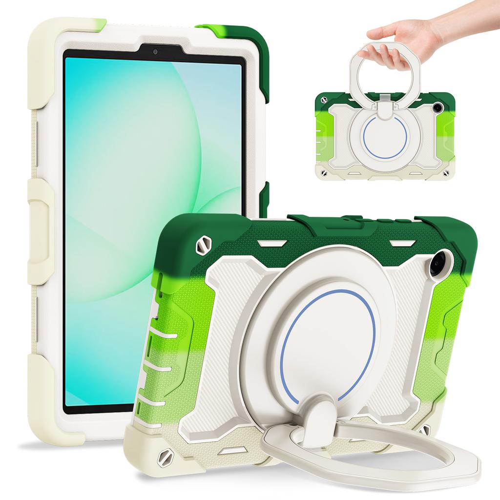 Capa para Samsung Galaxy Tab A11 com Suporte PC + Silicone à Prova de Choque Capa Robusta para Tablet