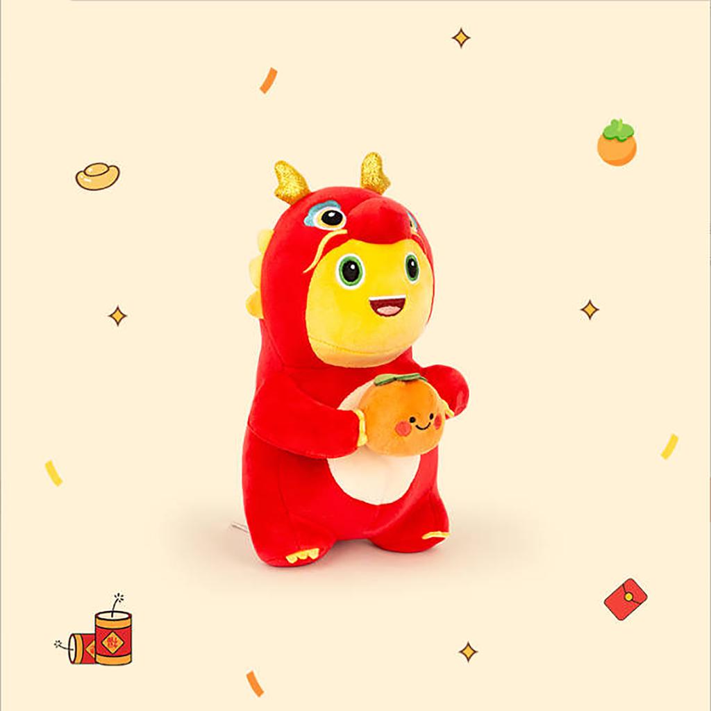 Milk Dragon Plush Doll Toy Dinosaur Cartoon Doll Doll Machine Gift Box  Mascot