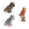 Stunning Static Animal Owl Figurine Collection Ideal For Desk Decoration And Display