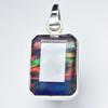 A+ CERTIFIED Natural Opal 26 Ct 925 Sterling Silver Emerald Pendant Free Gift
