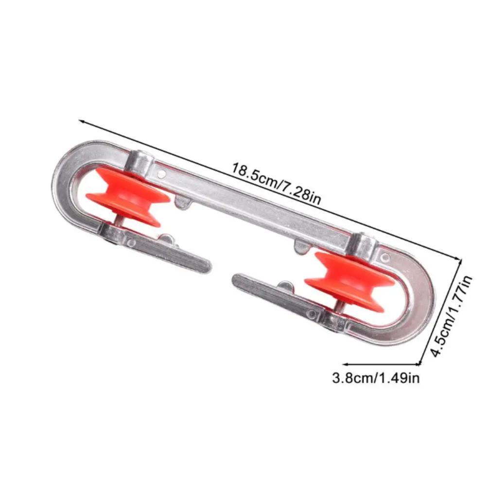 Heavy Duty Clothesline Separator Aluminum Plastic Clothesline Spreader Clothesline Pulley Balcony 185mm/7.28in