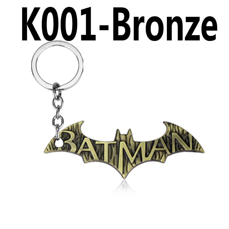 Bat Pendants Keychain Toy Superheroes Movie Jewelry Car Key Ring Bags Accessories for Men Women Fans Gifts Souvenir
