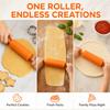 PP Pastry Dough Roller Handle Non-Stick Rolling Pin Non Stick Baking Rolling Pin  Dough