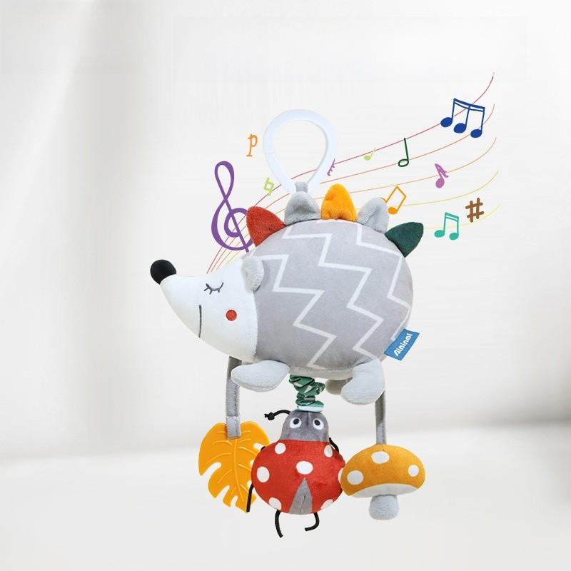 Baby Elephant Rattle Toy With Soft Plush Material For Newborns And Toddler Development